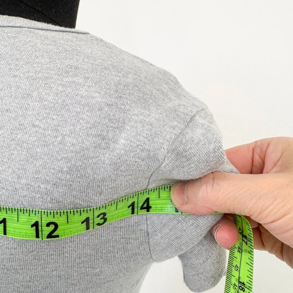 AMERICAN APPARELL SCOOP NECK CROP TOP T SHIRT - Picture 5 of 9